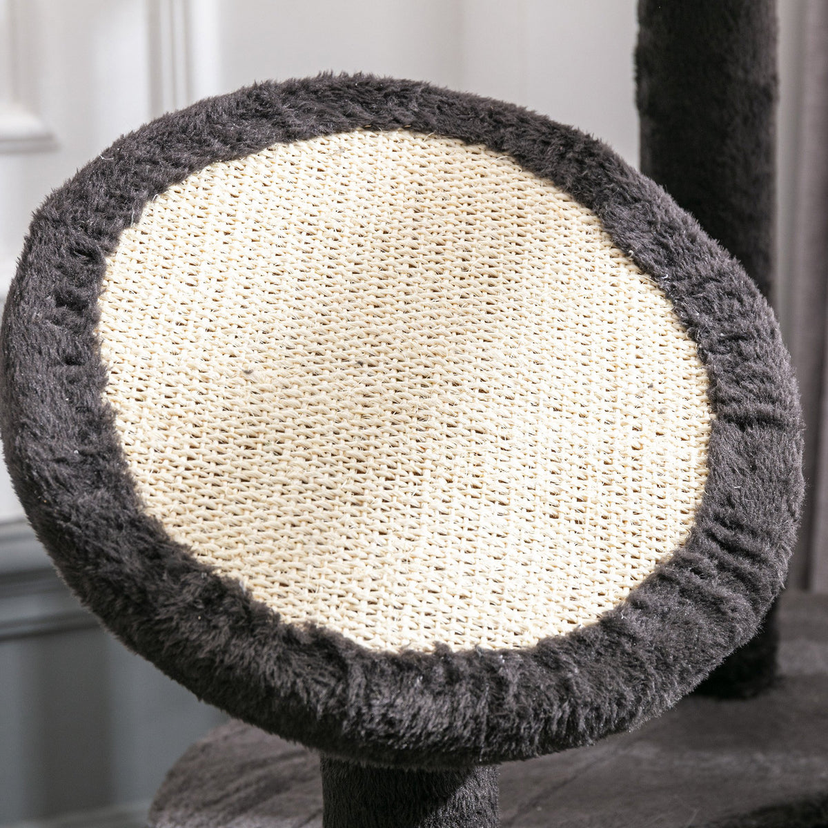 Pawhut Rascador Para Gatos 153 Cm Con Cueva Plataformas Postes De Sisal Y Bola_3