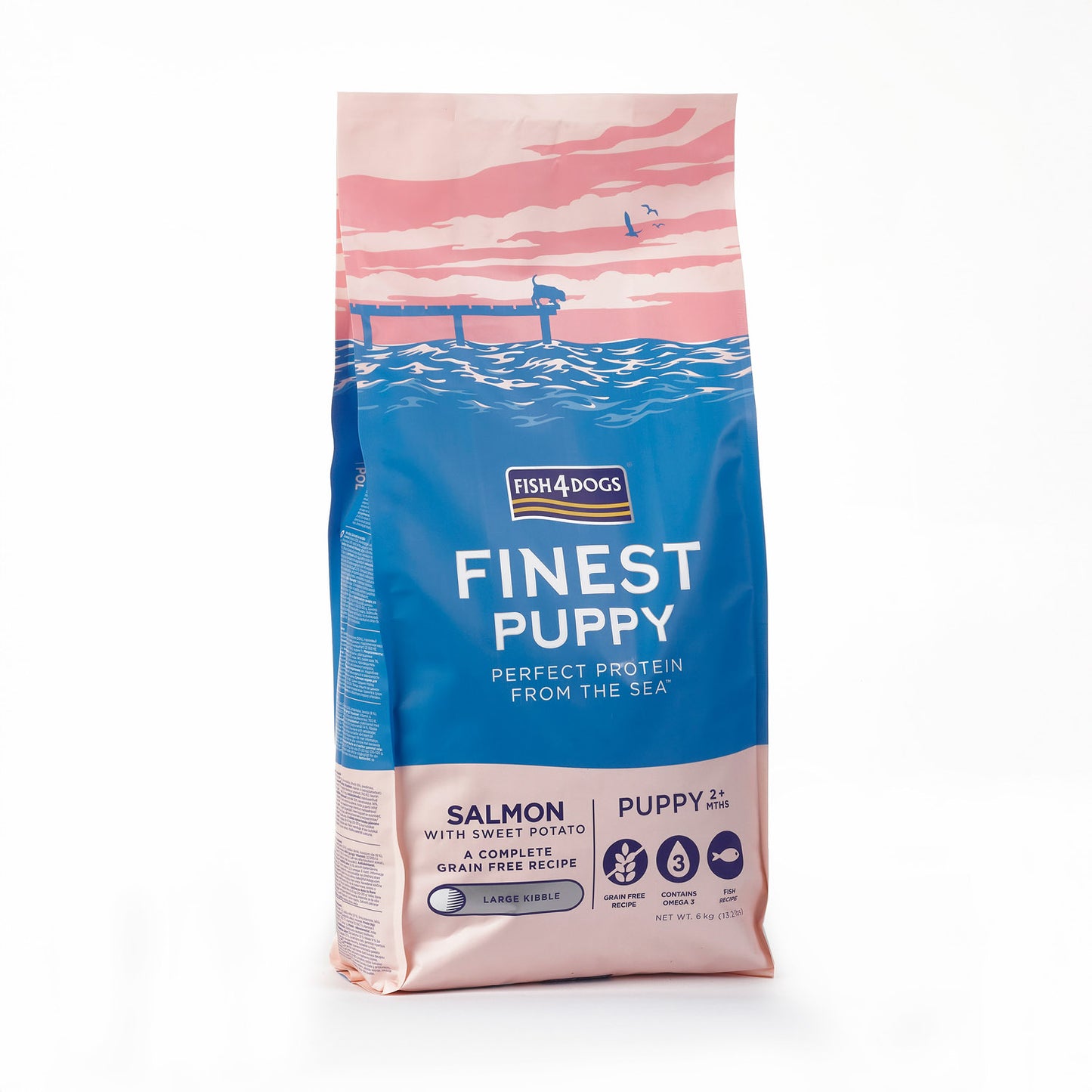 Fish4dogs Pienso Para Cachorro Sin Cereales – Salmón Y Boniato 6 Kg_0