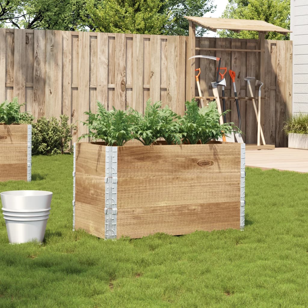 Jardinera De Madera Maciza De Pino 100x50 Cm_1