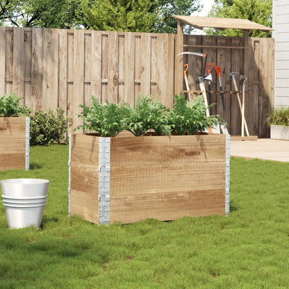 Jardinera De Madera Maciza De Pino 100x50 Cm_1