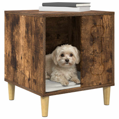 Casa Para Perros Roble Ahumado 44 X 42 X 49 Cm_2