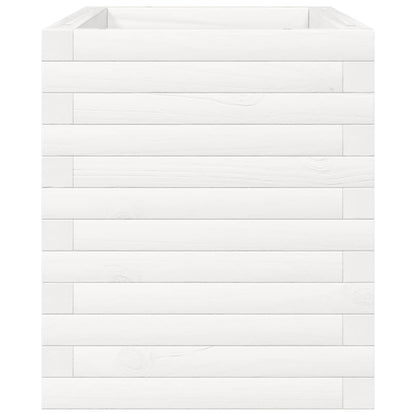 Jardinera De Madera Maciza De Pino Blanco 70x40x45,5 Cm_5