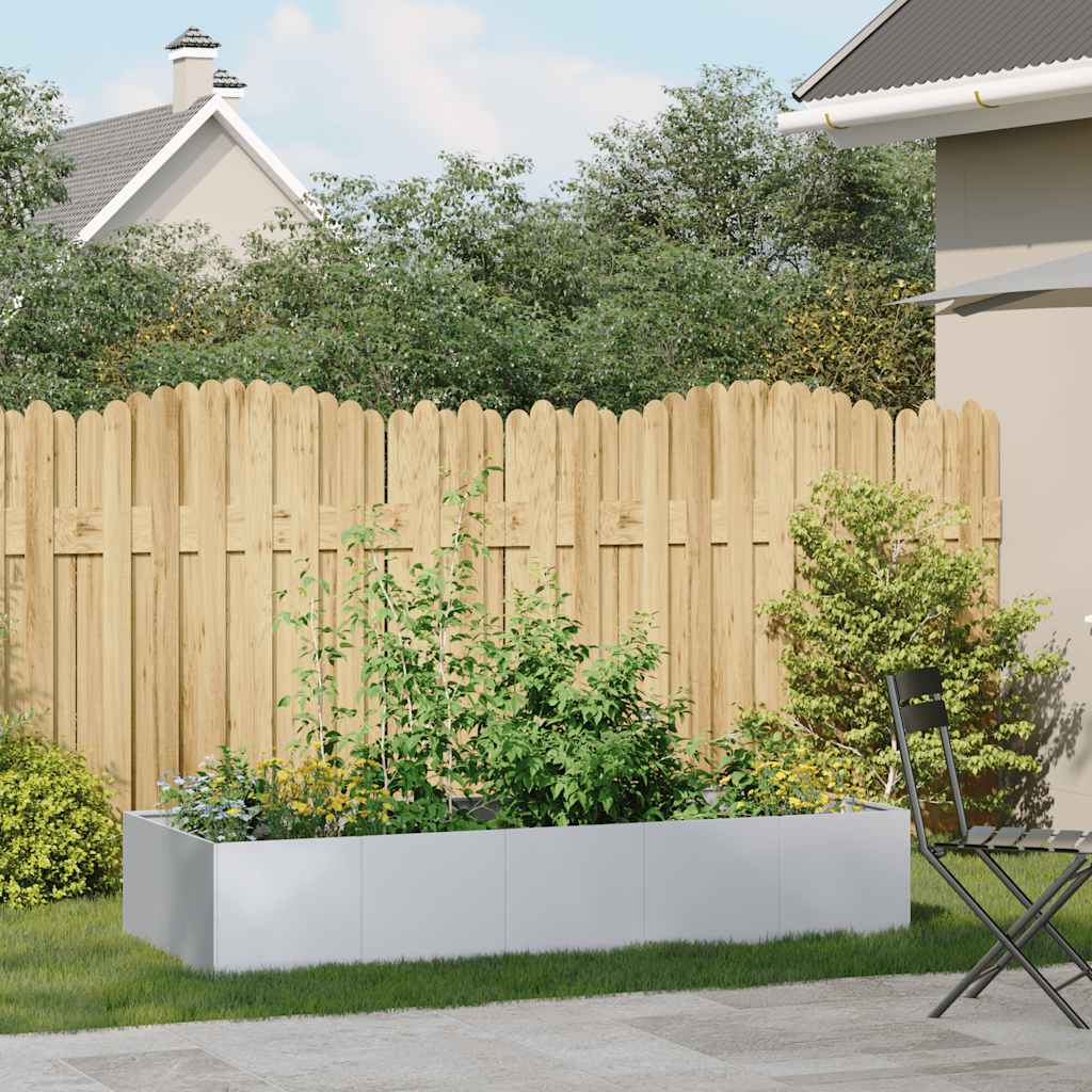 Jardinera 200x80x40 Cm De Acero Galvanizado_2