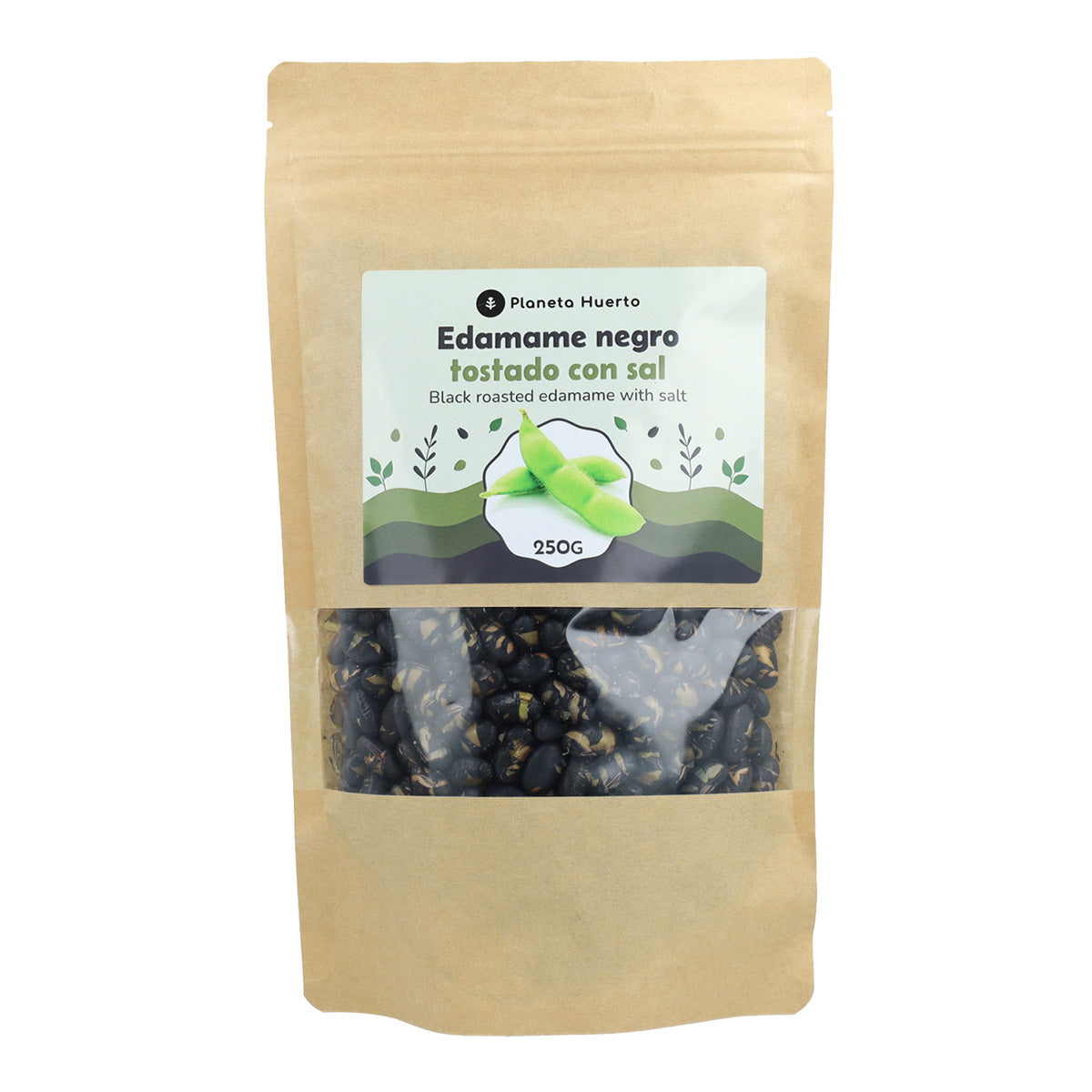 Edamame negro tostado con sal Planeta Huerto 250 g