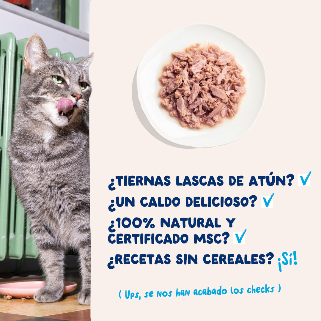 Filetes de atún para gatos Edgard & Cooper 70 g