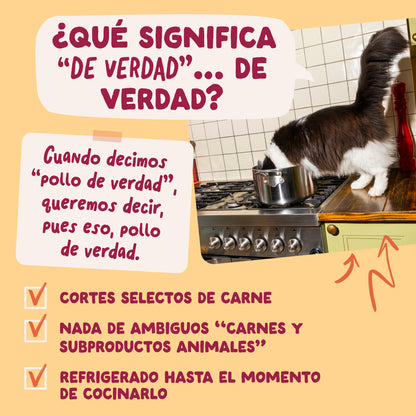 Sobres de comida húmeda Pollo en Salsa para Gatos Adultos | Edgard &amp; Cooper 85 g