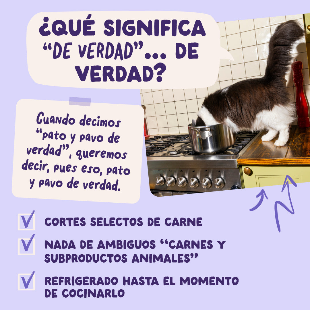 Sobres de comida húmeda Pato & Pavo en Salsa para Gatos Adultos | Edgard & Cooper 85 g