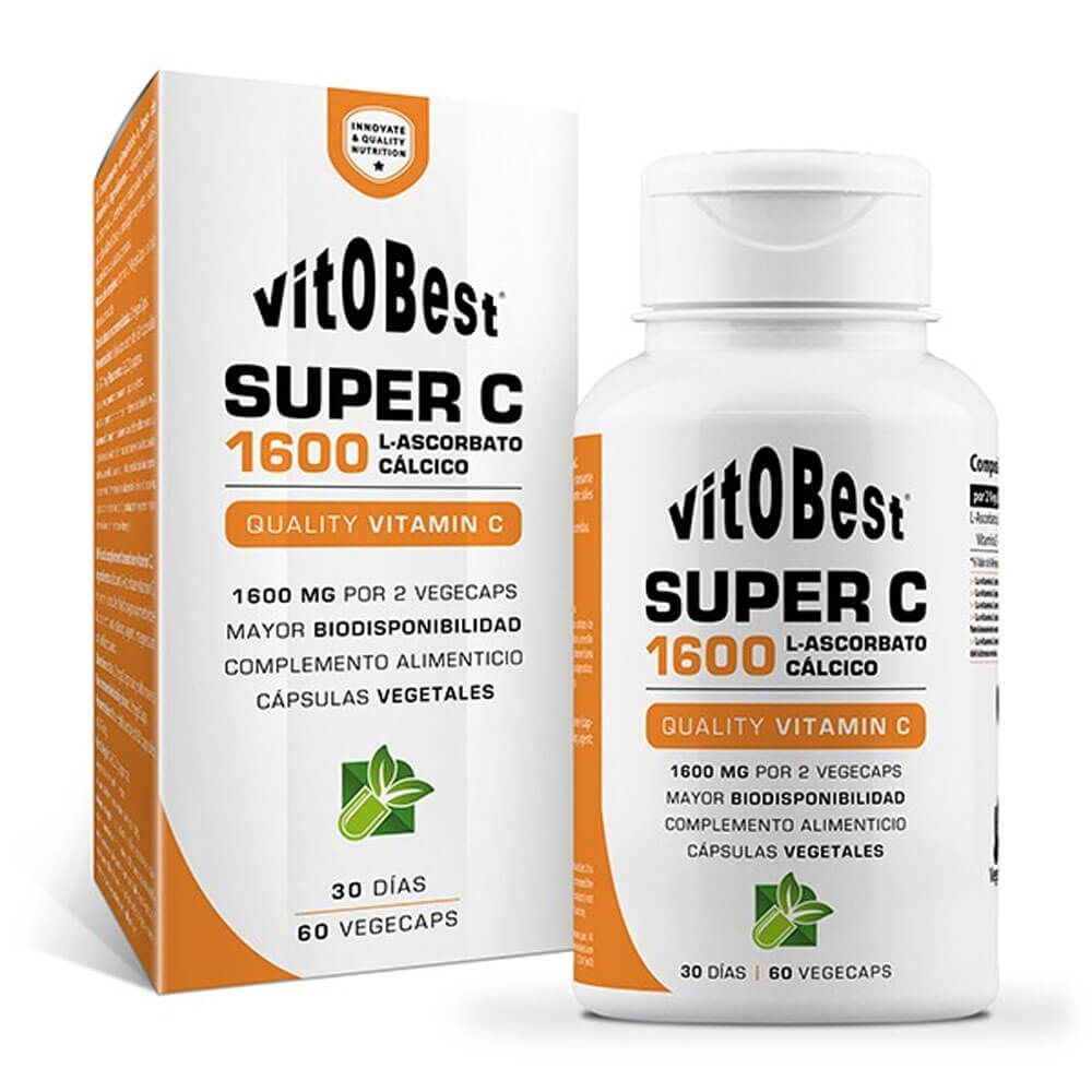Super C 1600mg - 60 Cápsulas - Vitamina C - Vitobest_0