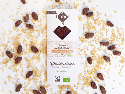 TABLETA BIO CHOCOLATE CON LECHE VEGETAL - BEBIDA DE ARROZ_0