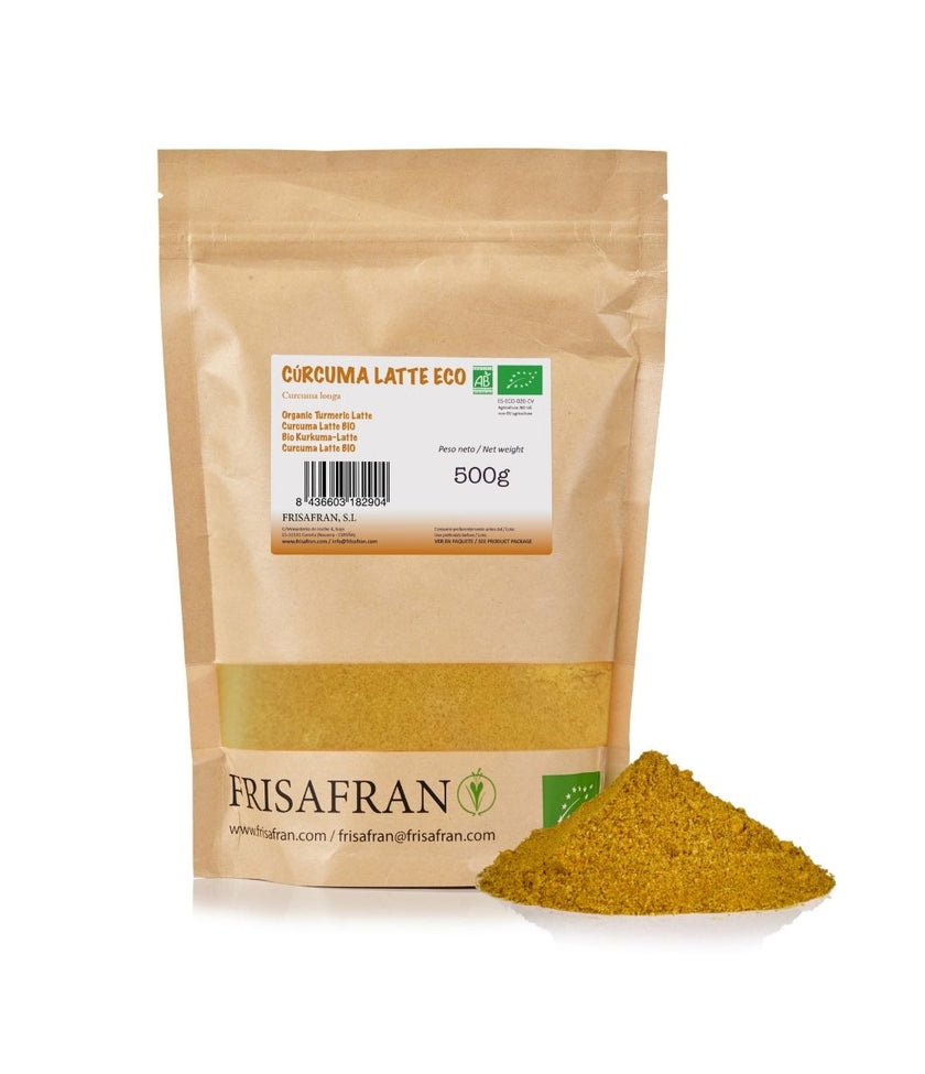 Cúrcuma Latte Ecológica En Polvo | Calidad | Frisafran 500 G_2
