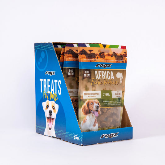 Rogz Snack Articular Para Perros De Cebra 6x100g Movilidad Y Articulaciones_0