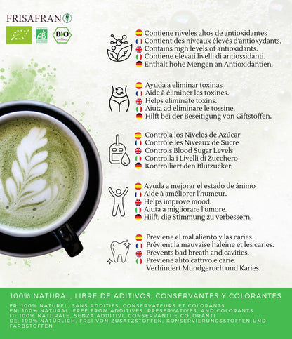 Matcha Latte Ecológico En Polvo | Calidad | Frisafran 50 G_3