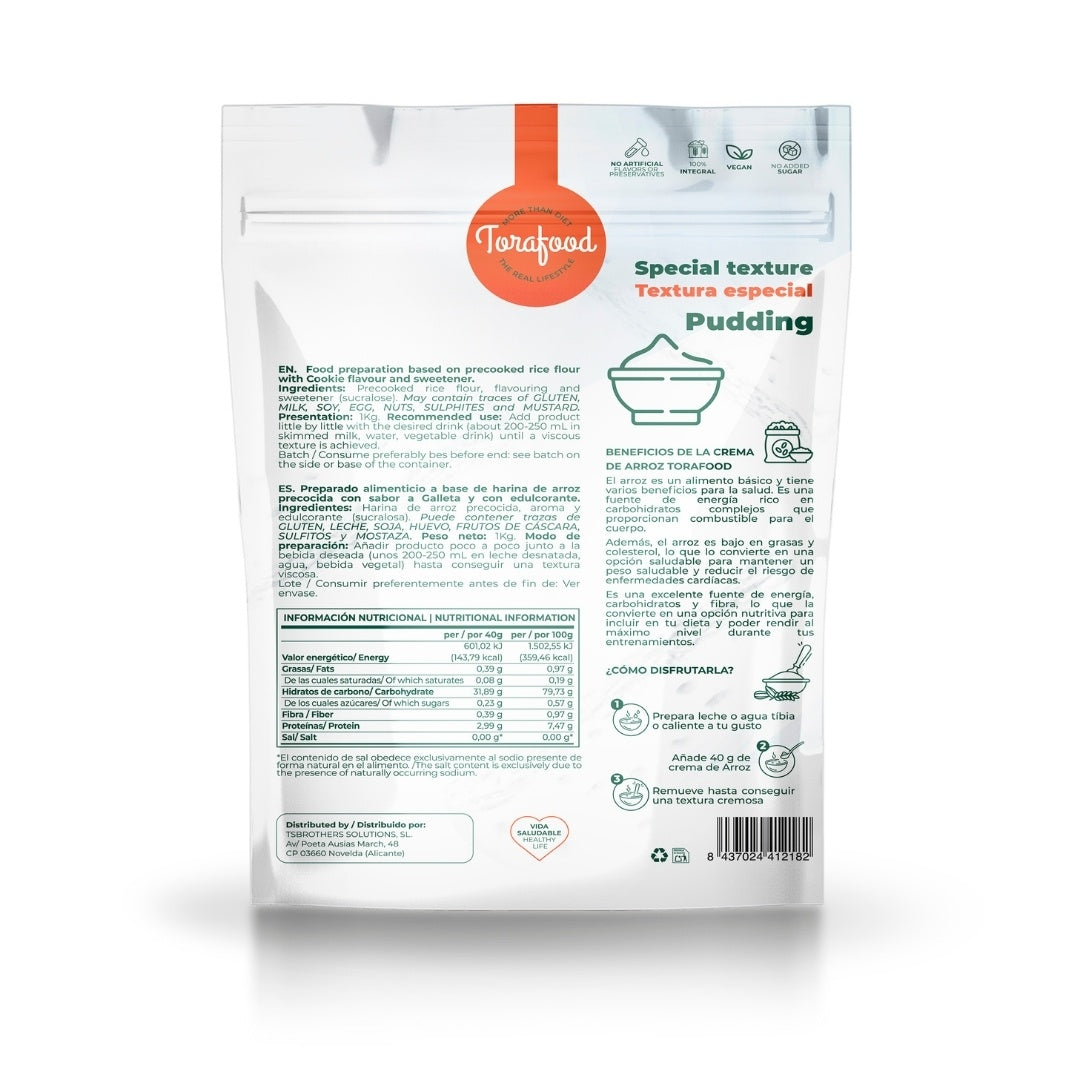 Crema De Arroz Galleta Maria Torafood 1kg