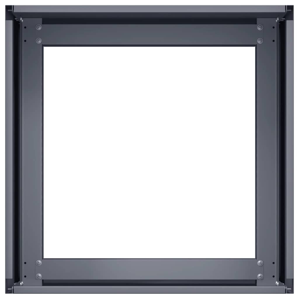 Jardinera Acero Gris Antracita 40x40x30 Cm_4