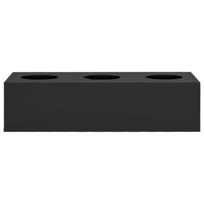 Caja De Flores De Oficina De Acero Gris Antracita 90x40x23 Cm_2