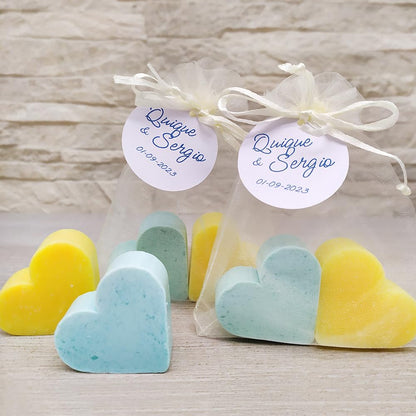12 Jabones Aromáticos Con Forma De Corazón - Detalle Para Invitados De Eventos. Jabón Glicerina Aroma Flor De Loto_5