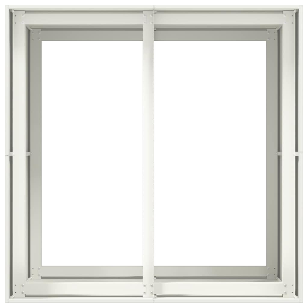 Jardinera Acero Blanco 80x80x80 Cm_4