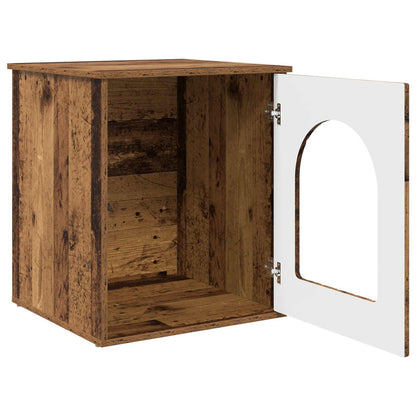 Casa Para Gatos Madera Vieja 53 X 52 X 62 Cm_4
