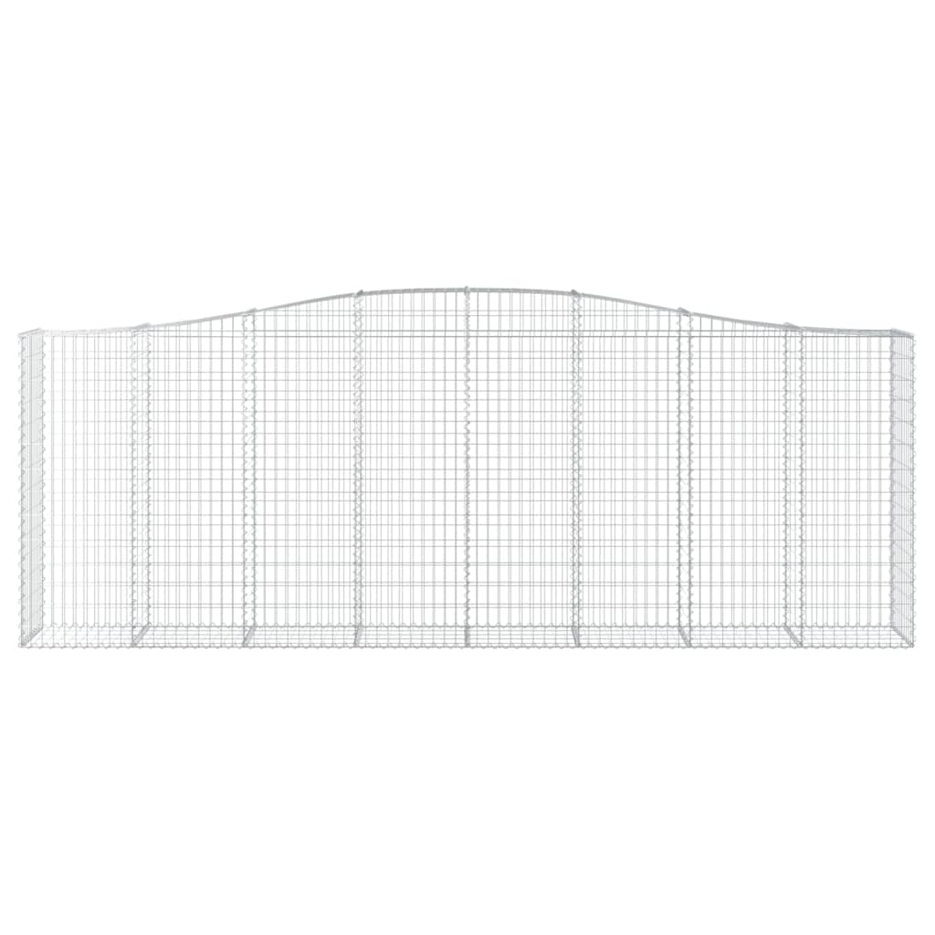 Cestas De Gaviones 20 Uds Forma De Arco Hierro 400x50x140/160cm_3