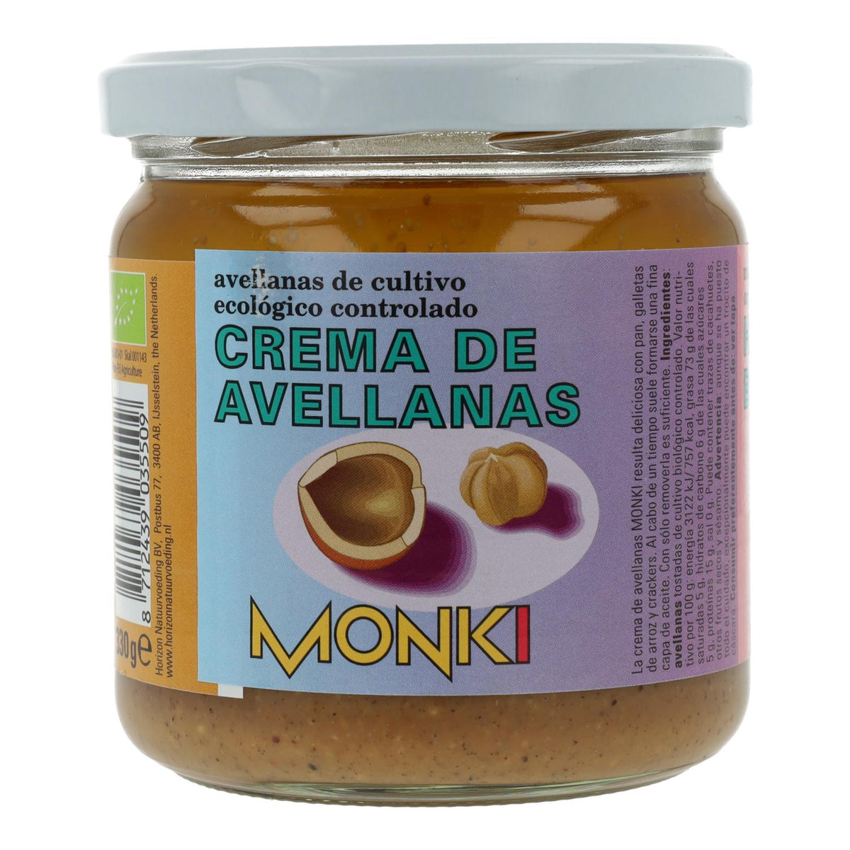 Crema de Avellanas BIo Monki 330 g