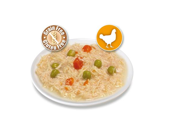 Pollo y verdura en salsa Arquivet 80 g Comida húmeda para gatos