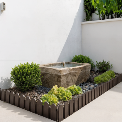 Bordura De Jardin Sierra Border 0,20x0,80 M Marron Nortene_1