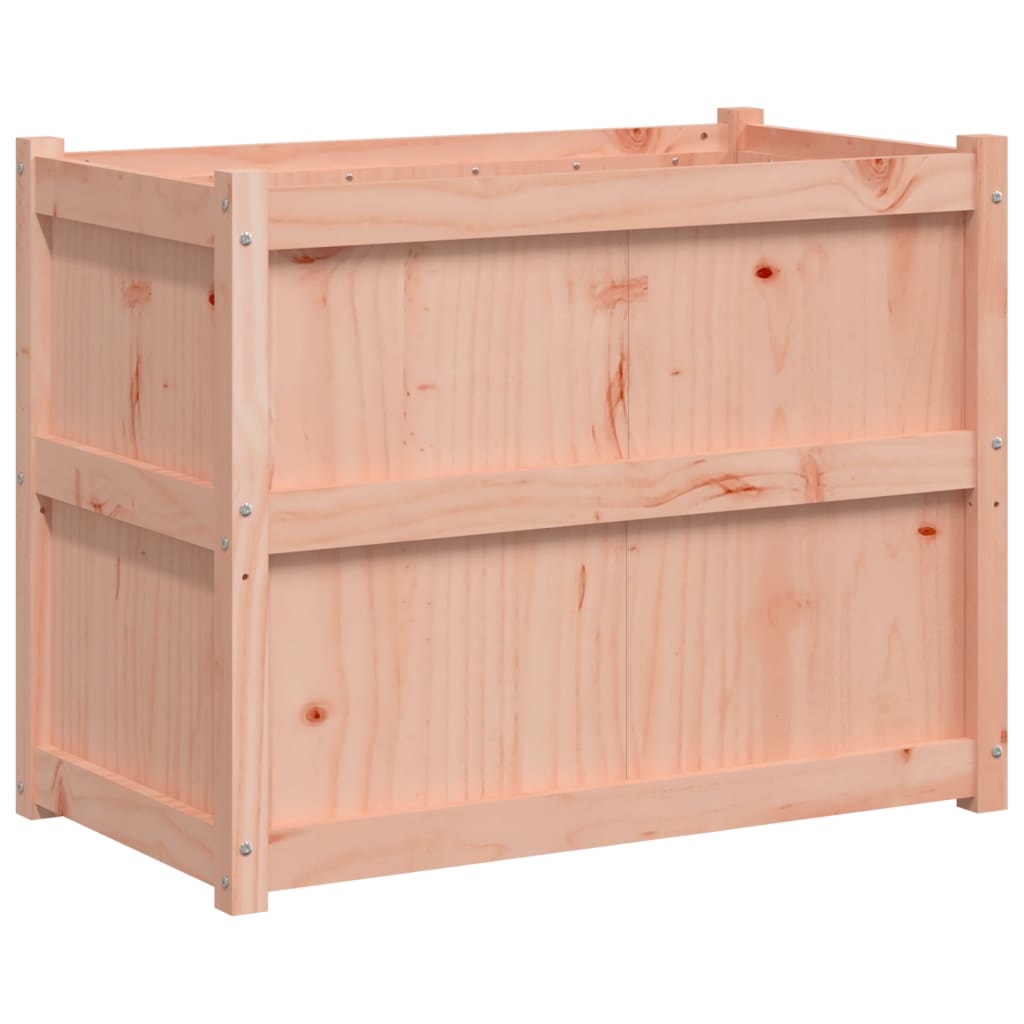 Jardinera Madera Maciza De Abeto Douglas 90x50x70 Cm_0