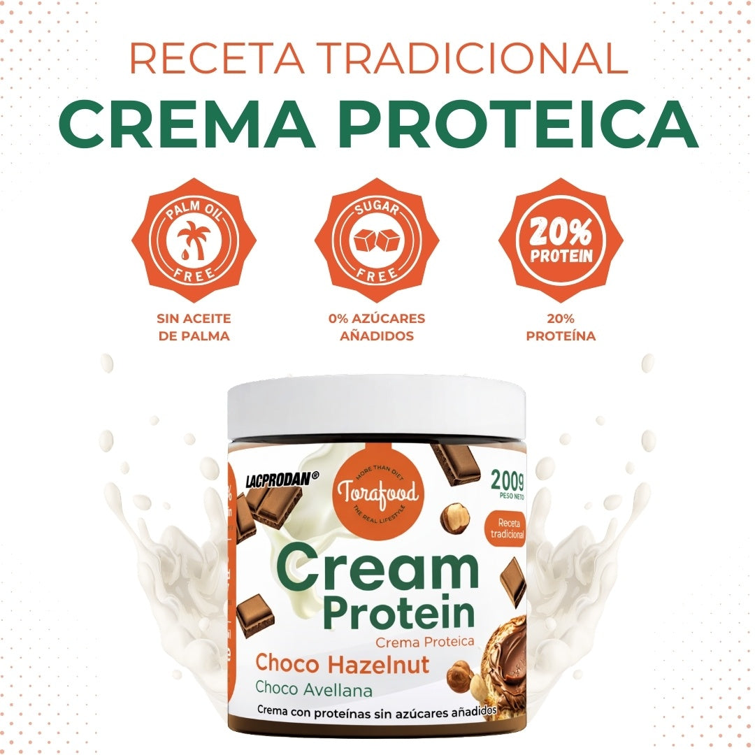 Crema Proteica Choco Hazelnut Torafood 200g