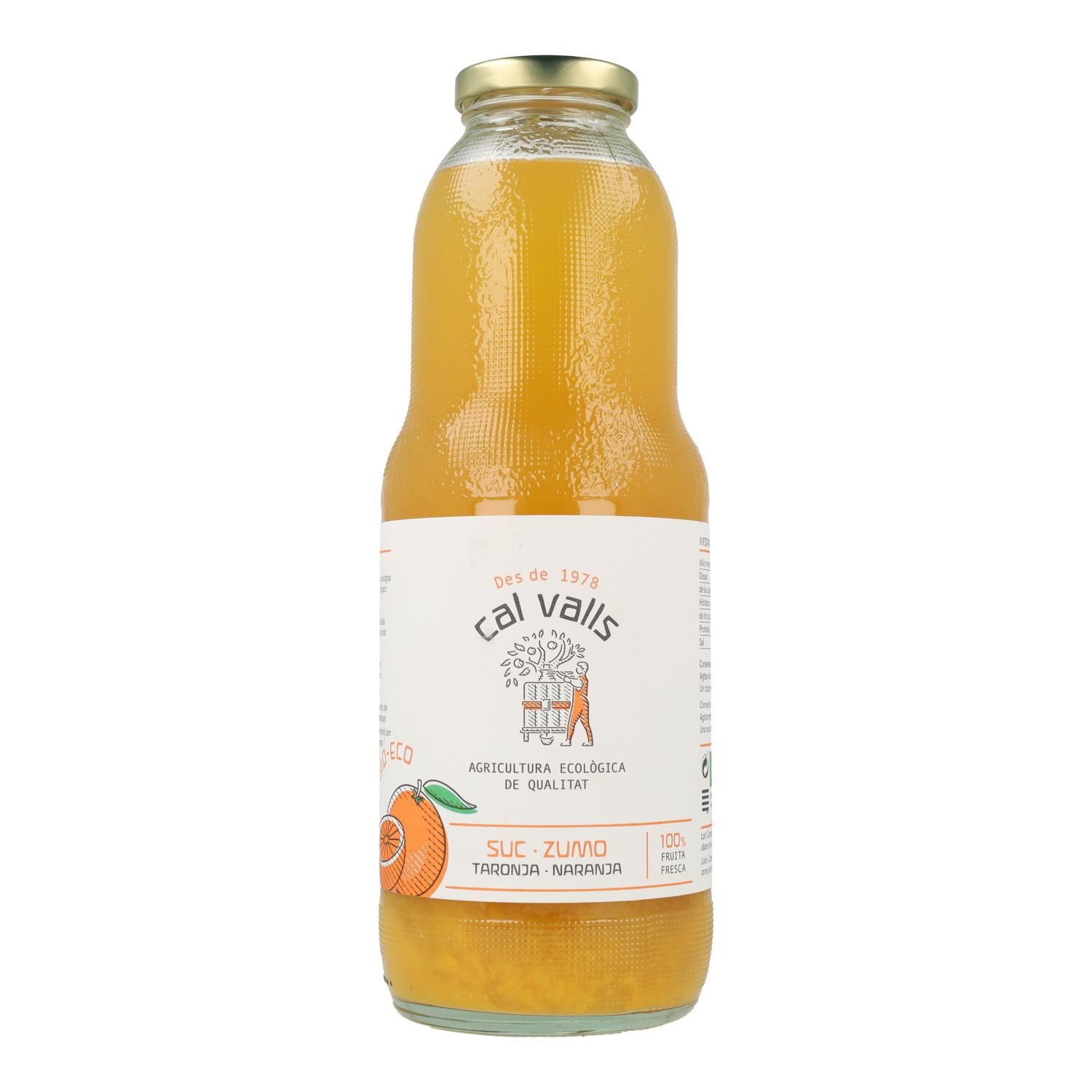 Zumo de Naranja ECO Cal Valls 200 ml