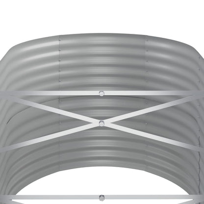 Jardinera Arriate Acero Galvanizado Verde 152x80x68 Cm_4