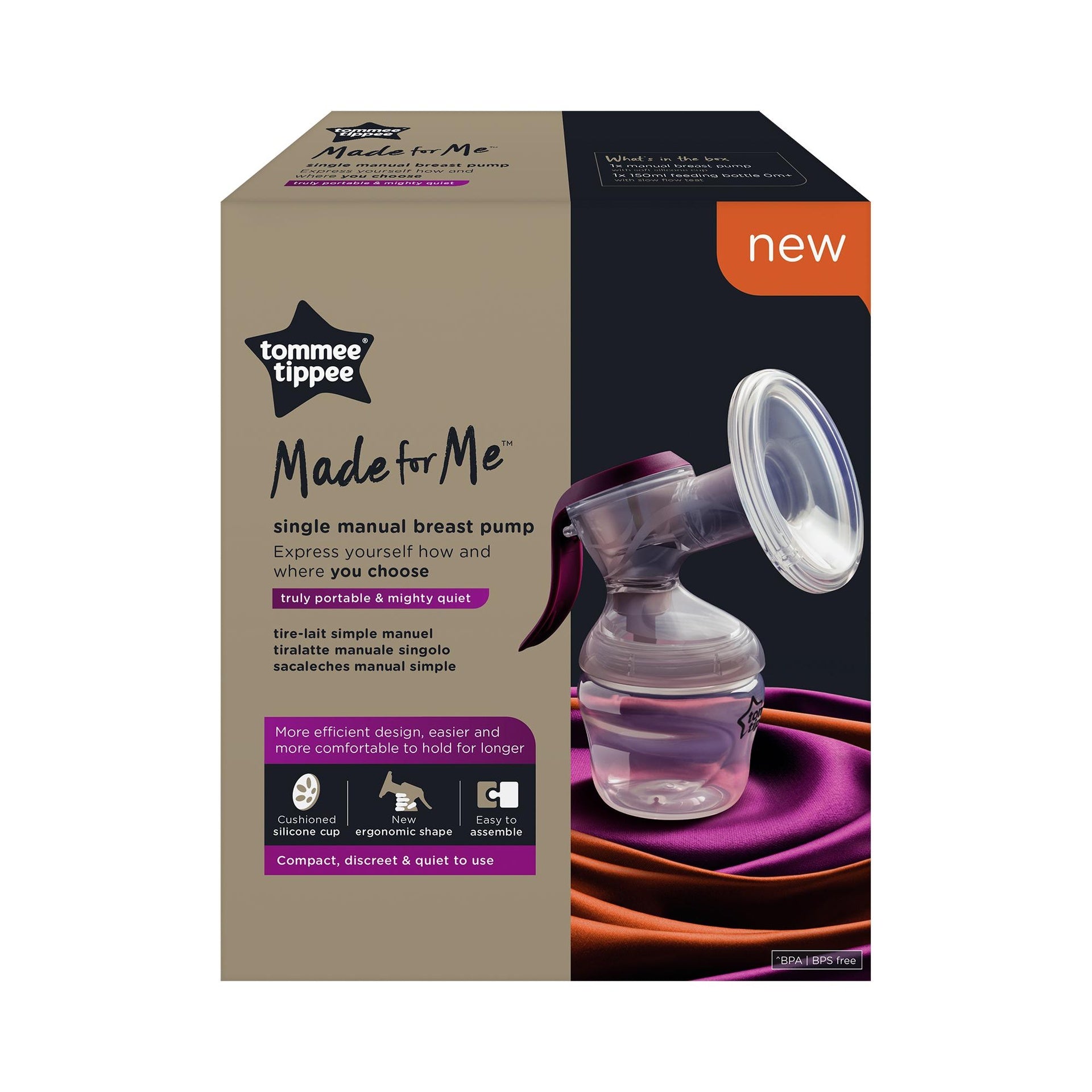 Sacaleches manual Made for Me Tommee Tippee