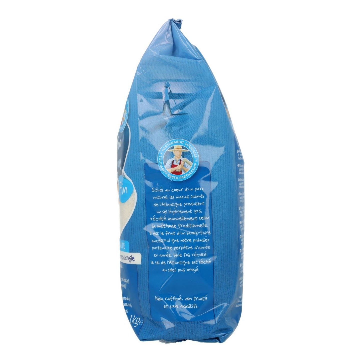Sal Marina Fina grisácea del Atlántico sin refinar Danival, 1 kg
