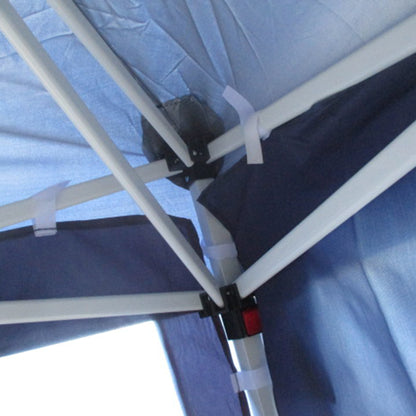 Outsunny Carpa Plegable Con 4 Paredes Desmontables 3x3 M Para Exterior Azul_4