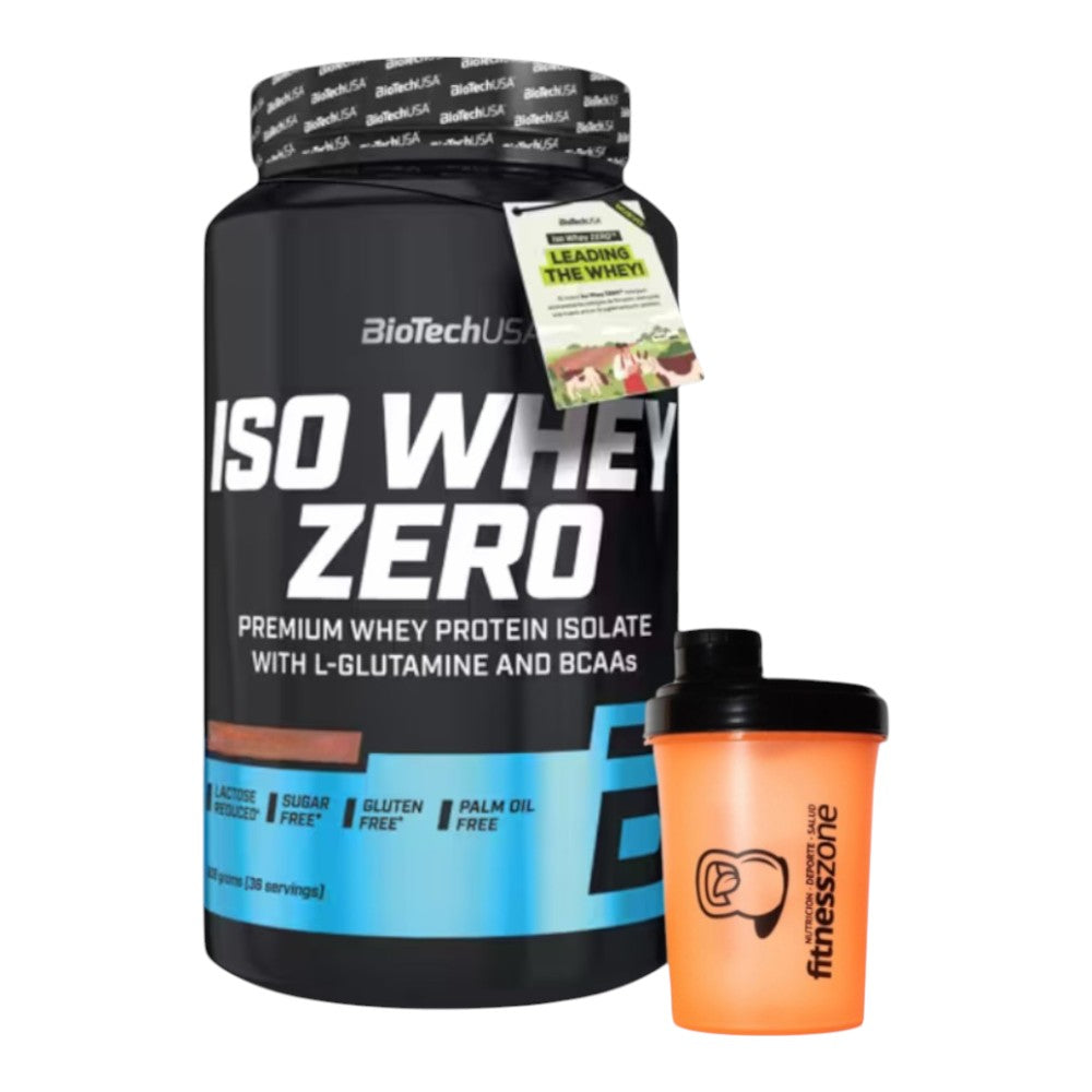 Iso Whey Zero 908 Gr + ¡shaker Fitnesszone De Regalo! Vainilla_0
