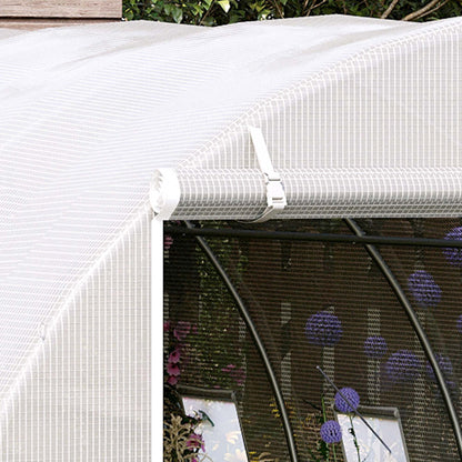 Outsunny Invernadero De Túnel 6x3x2m Con Puerta Enrollable 12 Ventanas De Pe_3