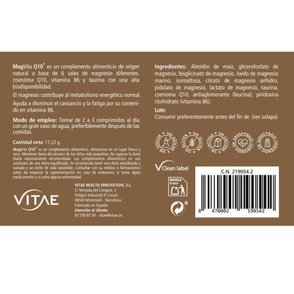 MagVita Q10, Vitae, 15 comprimidos