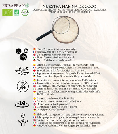 Harina De Coco En Polvo Ecológica | Calidad | Frisafran 1 Kg_2
