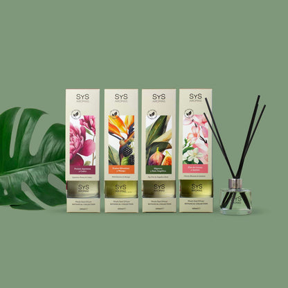 Ambientador Mikado Peonía Japonesa y Cedro Botanical SYS Aromas 100 ml | Floral y Amaderado | Sin Alcohol_3