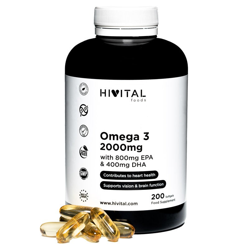 Omega 3 2000 mg Hivital 200 perlas
