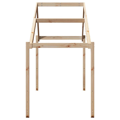 Techo De Cama Infantil Madera Maciza Pino 213x95,5x144,5 Cm_4