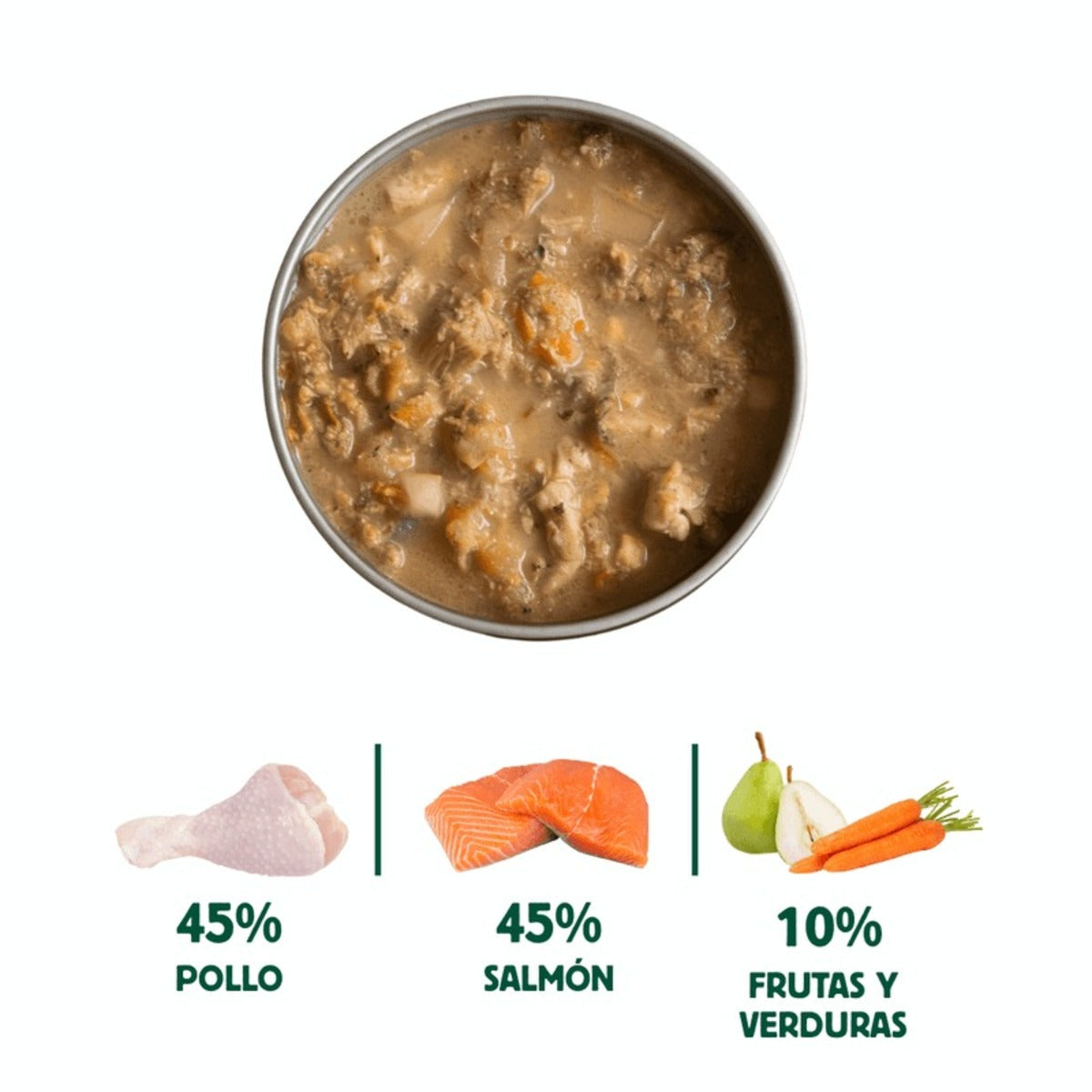 Cazuelas Caseras Salmón, Pollo y Pera Wild Balance 280g