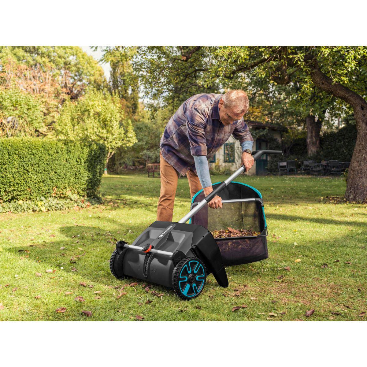 Recogedor de hojas manual con ruedas Gardena (reacondicionado)
