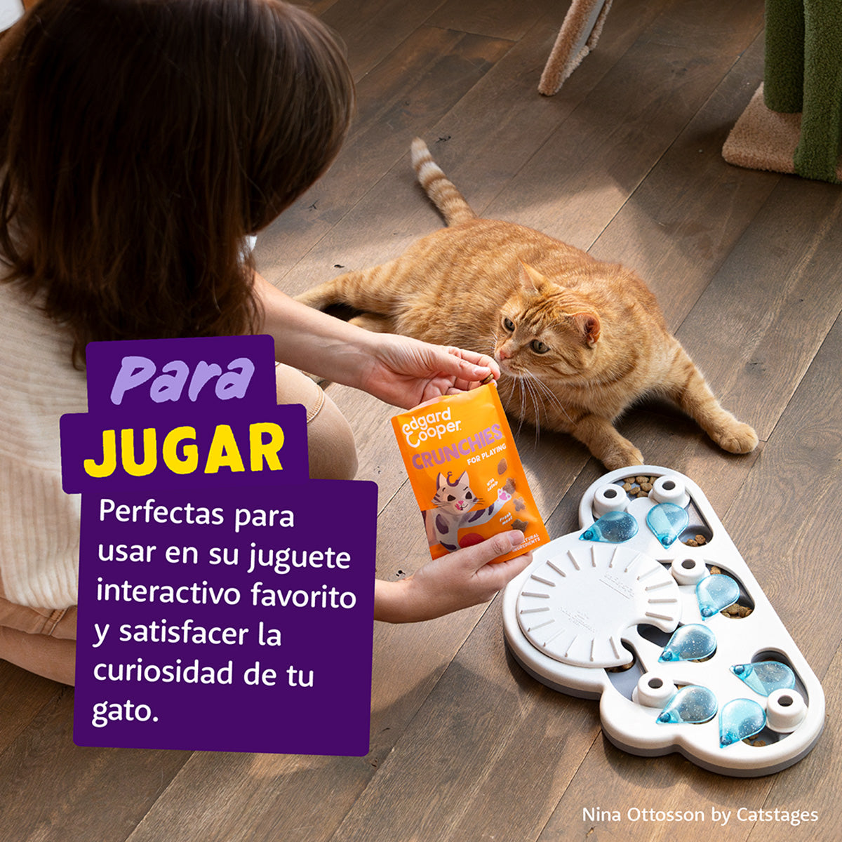 Galletitas de pollo Premios naturales para gatos Edgard Cooper 50 g