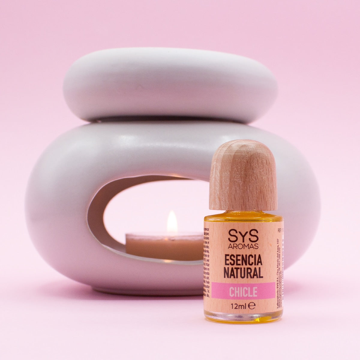 Esencia Natural Chicle SYS Aromas 12 ml | Aroma Dulce y Afrutado | Para Quemadores y Humidificadores_1