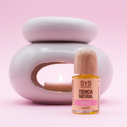 Esencia Natural Chicle SYS Aromas 12 ml | Aroma Dulce y Afrutado | Para Quemadores y Humidificadores_1