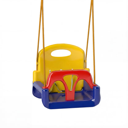 Columpio Infantil Outsunny Pp, Pe Azul 42x33x38 Cm_0