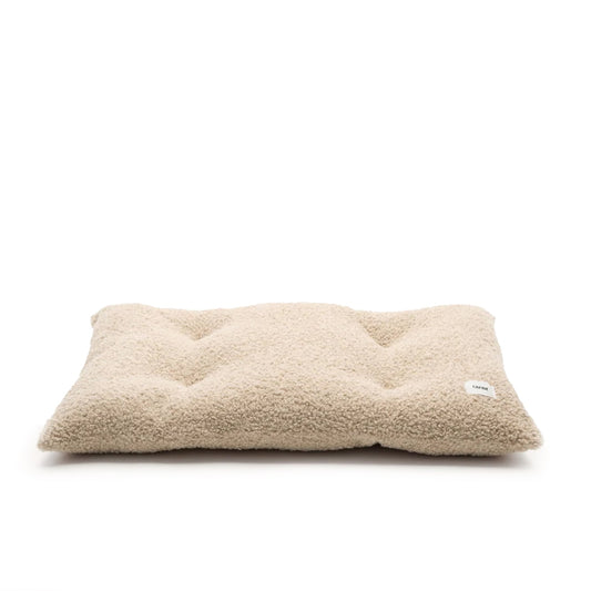 Cafide Cojín De Material Reciclado Para Perro Con Tejido Estilo Borreguito Beige. Modelo Bela._0