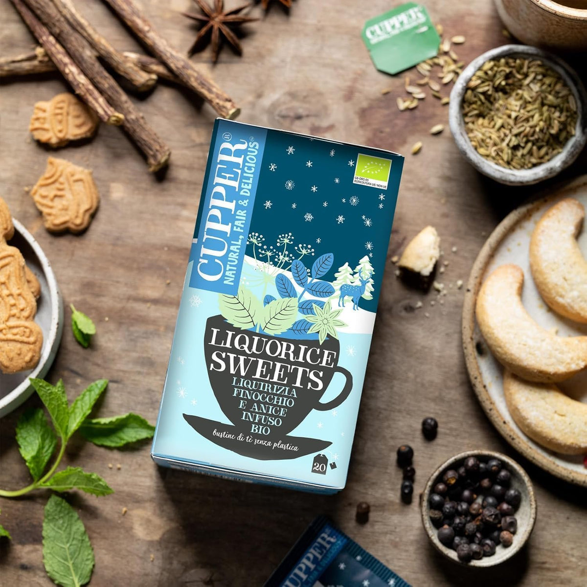 Infusión Winter Liquorice Bio Cupper 20 bolsitas