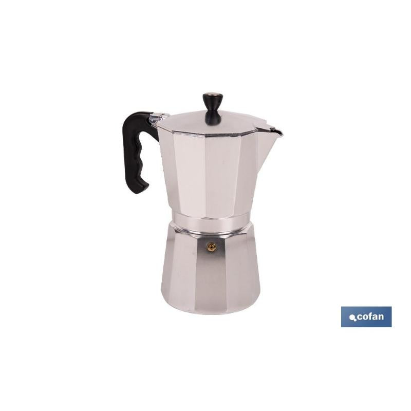 Cafetera Italiana De Aluminio Para Inducción 12 Tazas_1