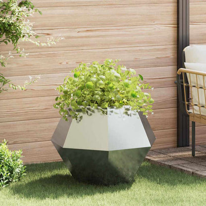 Jardinera Plateado 75 X 75 X 60 Cm Acero Galvanizado_1
